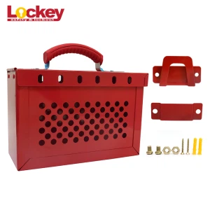 Caja de bloqueo de seguridad de acero de bloqueos de grupo rojo 13