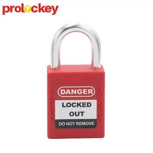Candado de seguridad con grillete de aluminio de 25 mm