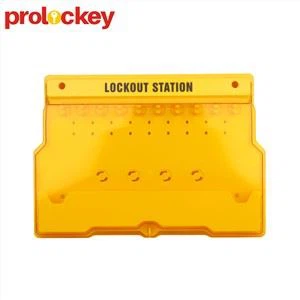 Nueva estación de bloqueo de seguridad para PC de plástico 10-Lock con cubierta LS03