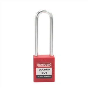 Candados de bloqueo de aluminio con llave