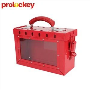 Muestra gratis para mini caja de bloqueo de seguridad de acero portátil
