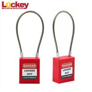 Lockout Tagout Seguridad Cable de acero Bloqueo de alambre Candado
